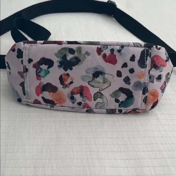 Kipling Colorful Animal Print Crossbody Bag with Black Strap - Picture 4 of 10
